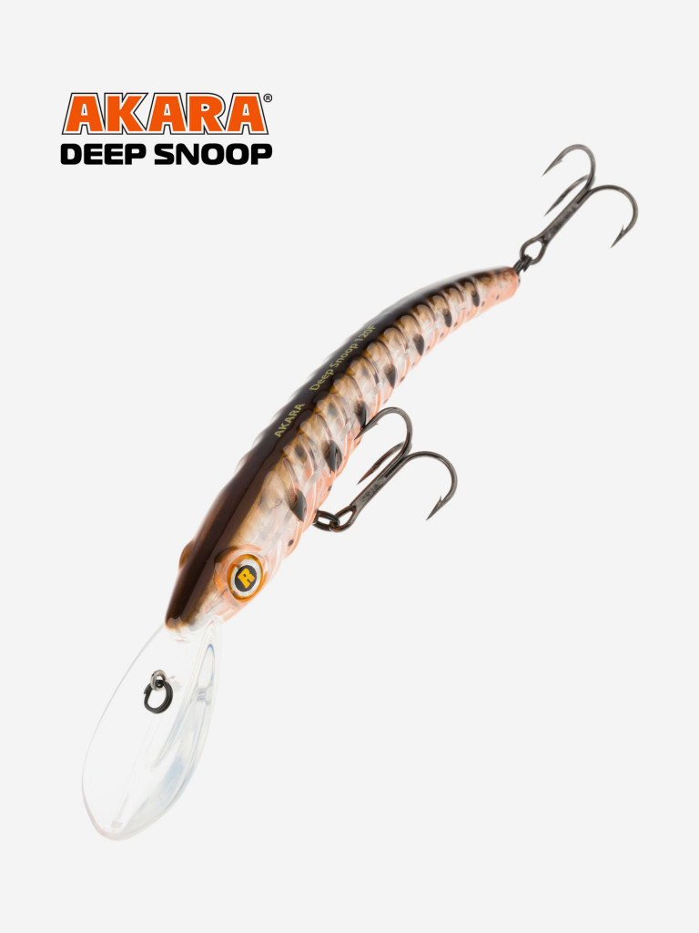 Воблер Akara Deep Snoop 120F минноу плавающий для троллинга на щуку, судака, сома 23гр A88
