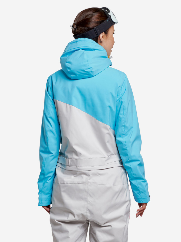 Горнолыжный комбинезон женский зимний голубого цвета 2326