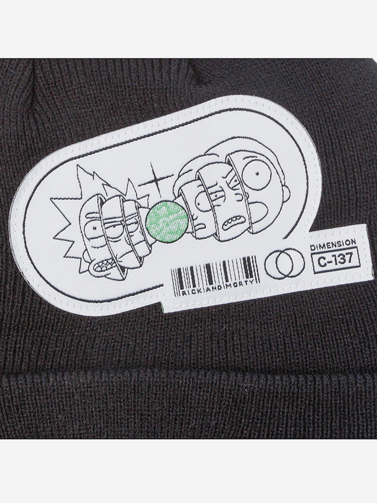 Шапка с отворотом CAPSLAB CL/REM1/1/BON/REM Rick And Morty Together