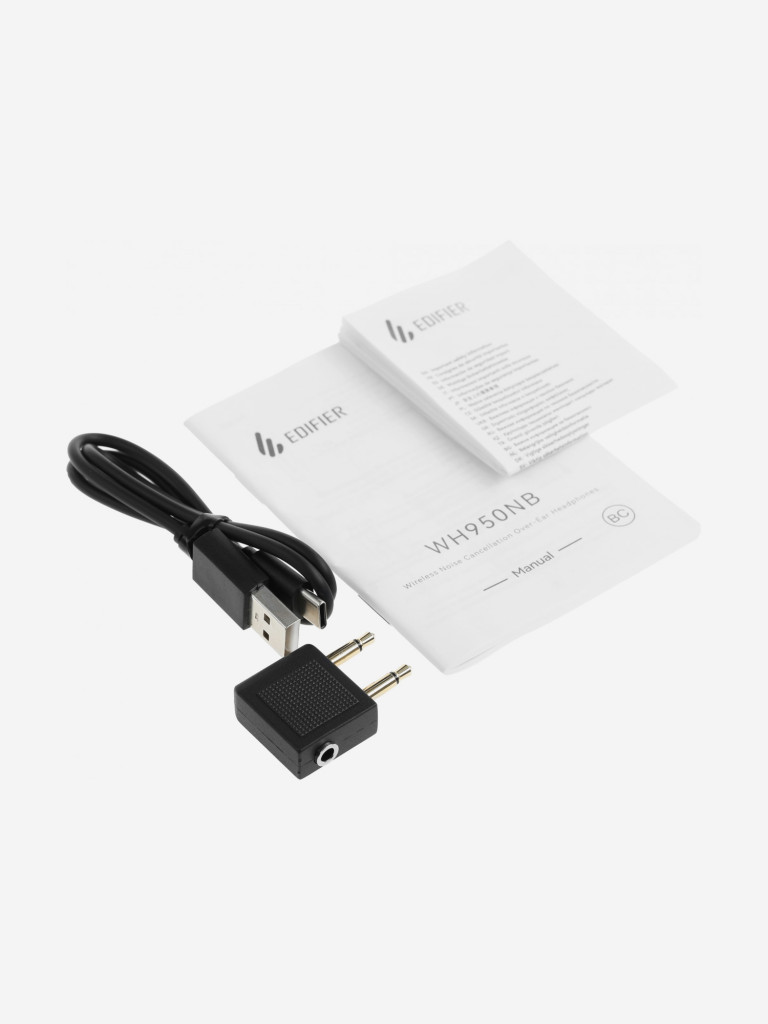 Наушники Edifier WH950NB, Bluetooth, мониторные, слоновая кость/золотистый