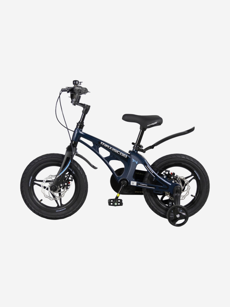 Велосипед детский Maxiscoo COSMIC Deluxe Plus 14'' синий матовый, 2026