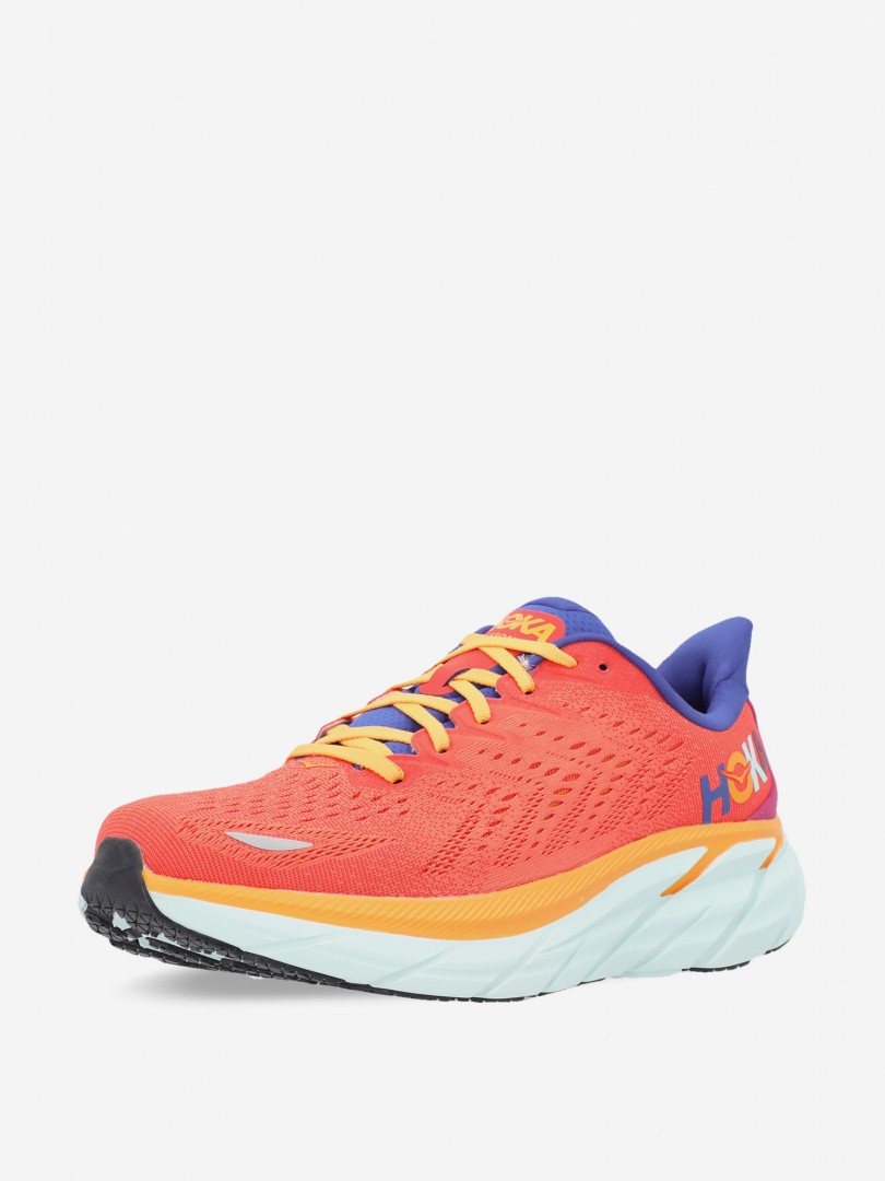 фото Кроссовки мужские hoka one one clifton 8, оранжевый