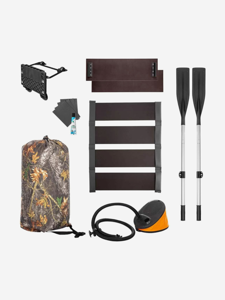 Лодка надувная для рыбалки Тонар Шкипер 260нт серый