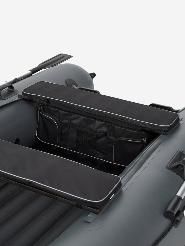 Лодка ПВХ под мотор Yukona 300 НДНД надувная для рыбалки, серая