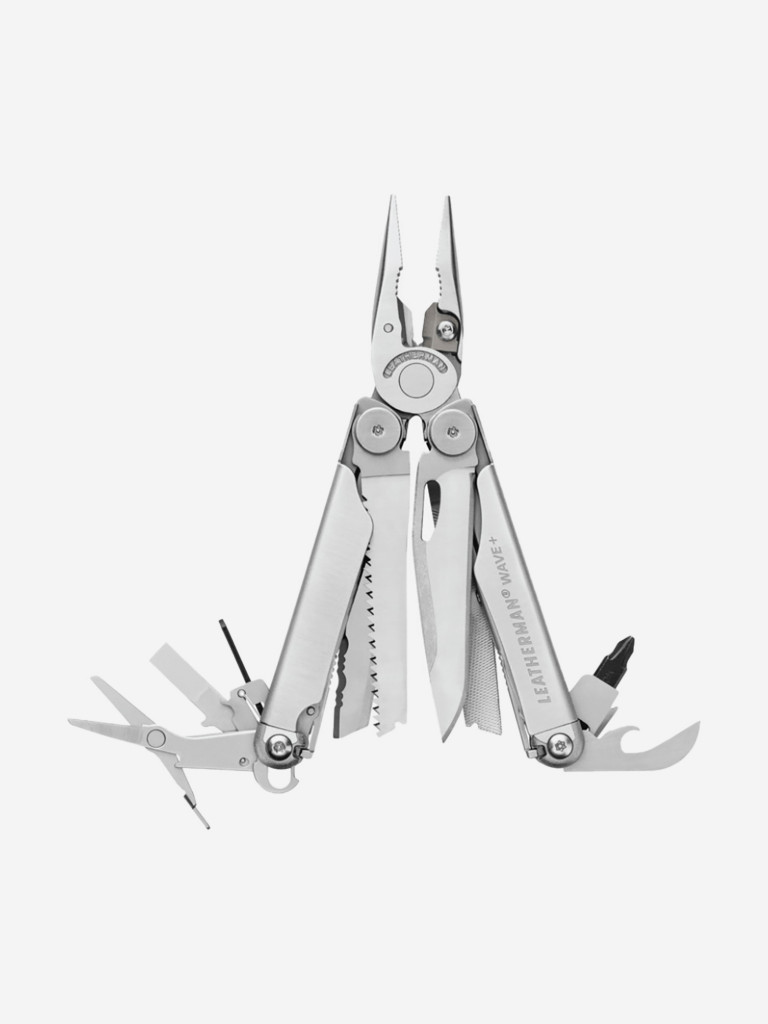 Мультиинструмент складной Leatherman Wave Plus, 18 функций, чехол