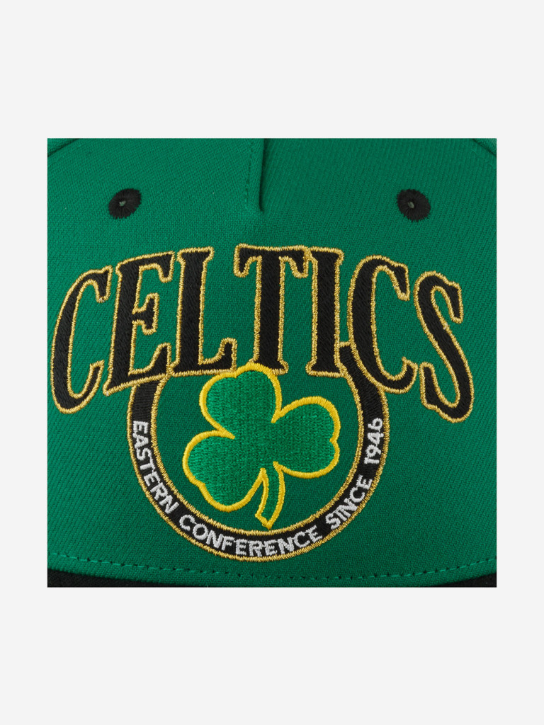 Бейсболка MITCHELL NESS HP8180-BCEGREN Boston Celtics NBA (зеленый)