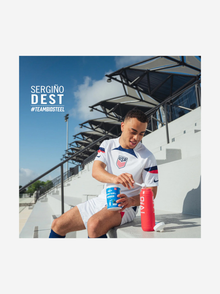 Изотоник Biosteel Hydration Mix Малина-Голубика, 140 гр