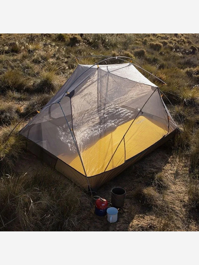 Палатка Naturehike Mongar NH17T007-M 20D двухместная сверхлегкая , серая, 6927595708071