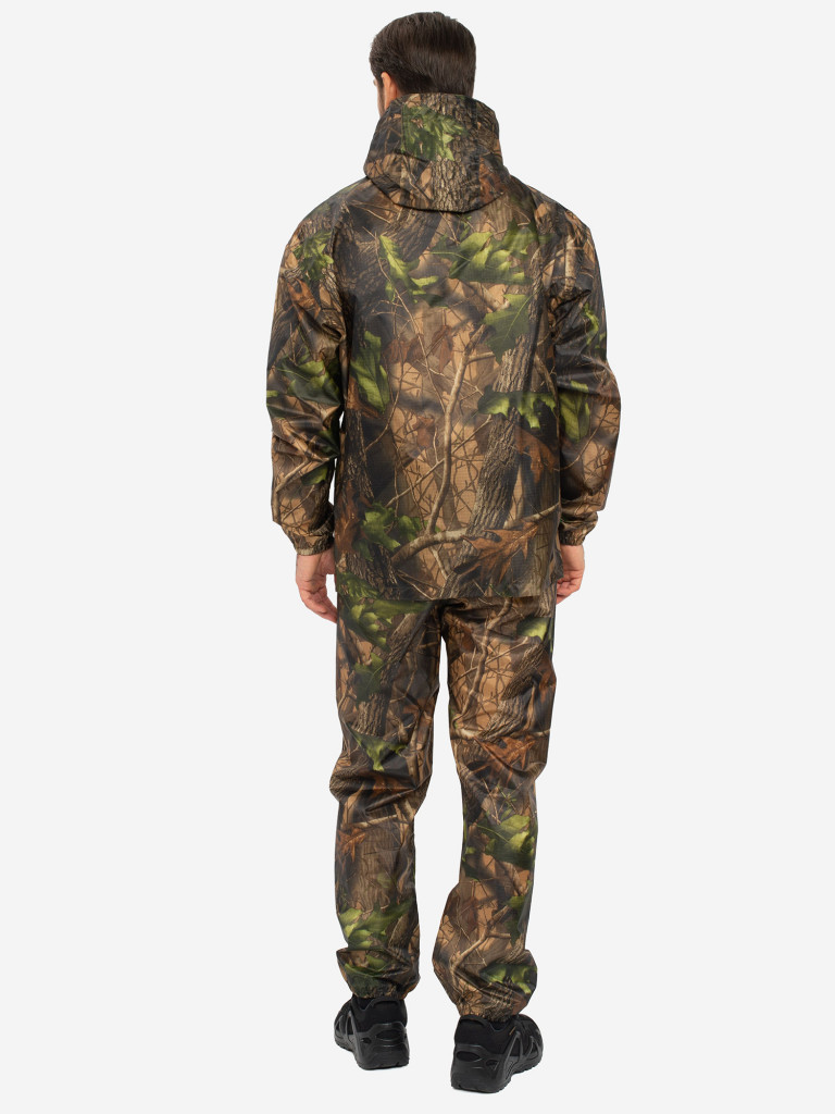 Костюм-дождевик мужской Huntsman ВВЗ Склон-2 для рыбалки и охоты, ткань таффета 3000 мм вод.ст.