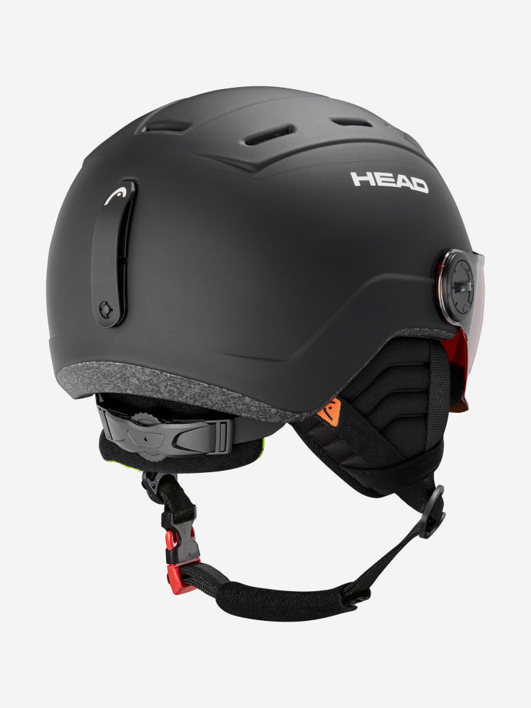 Детский горнолыжный шлем Head Mojo Visor, черный