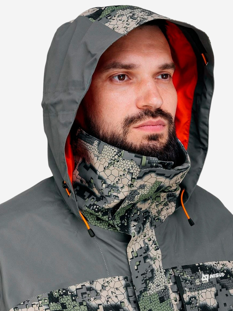 Костюм демисезонный Nisus Defender (куртка+полукомбинезон) для рыбалки и охоты