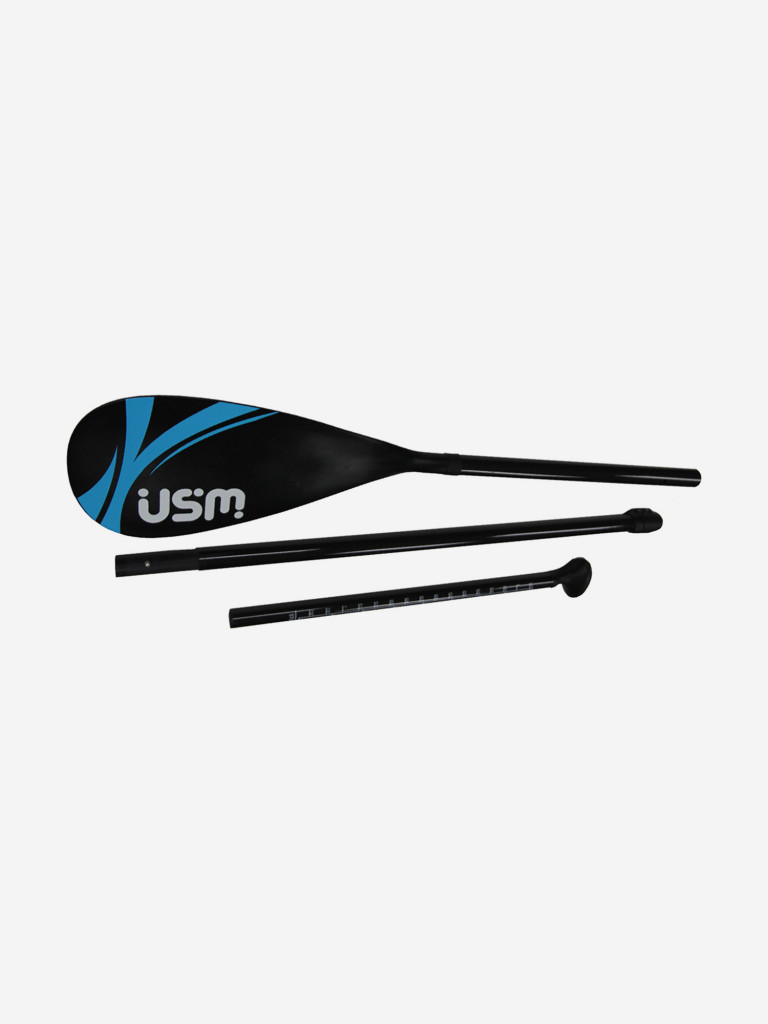 Весло для SUP USM COMPANY карбон-нейлон, голубое