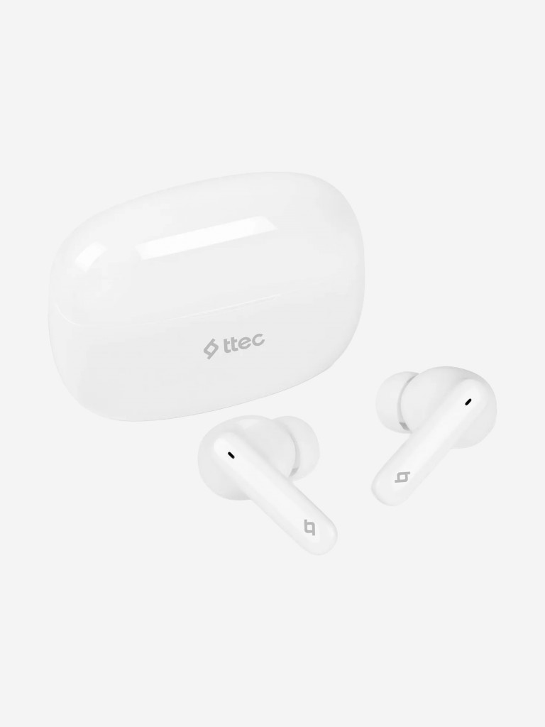 Беспроводная Bluetooth-гарнитура TTEC AirBeat Snap TWS Headset. Цвет: белый
