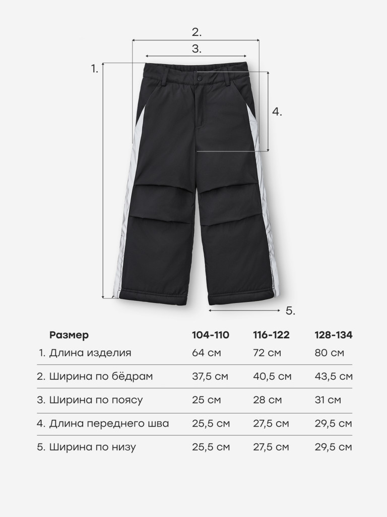 Брюки утепленные Happy Baby