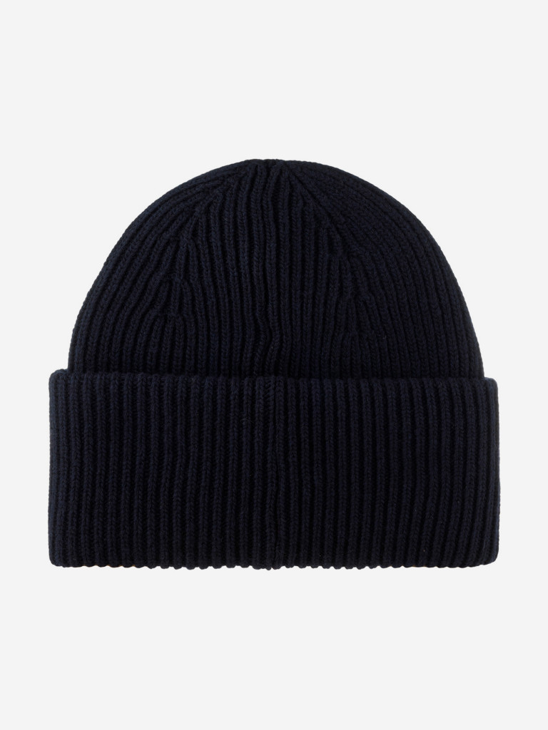 Шапка с отворотом STETSON 8599382 BEANIE WOOL (синий)