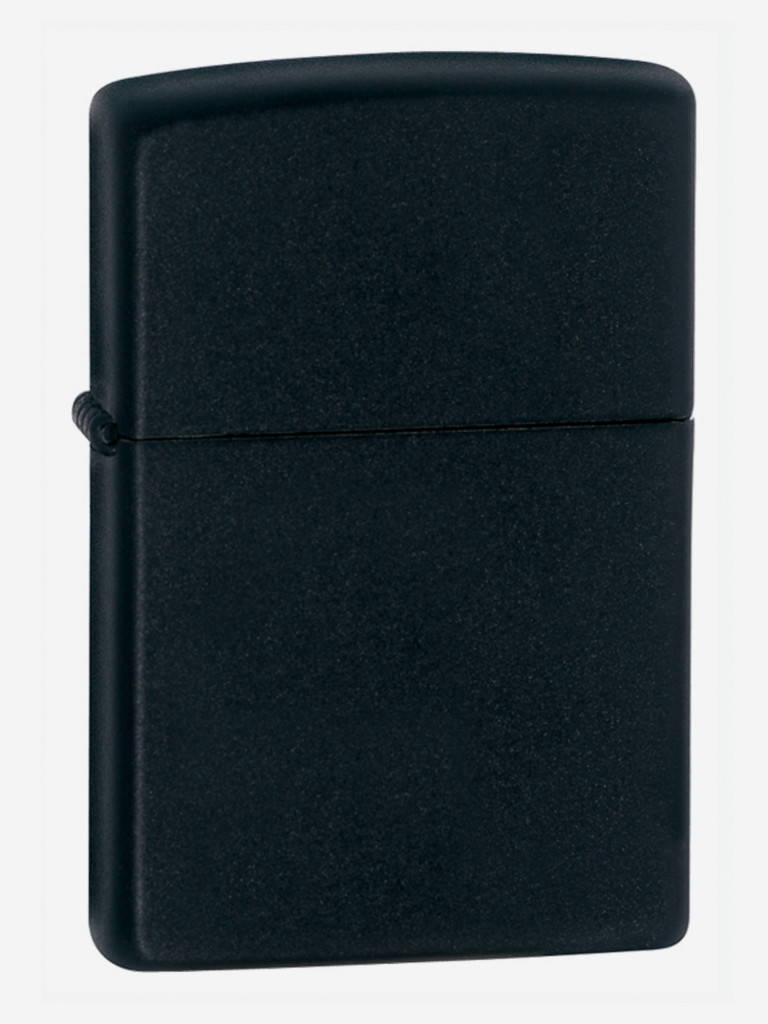 Зажигалка ZIPPO Classic с покрытием Black Matte, латунь/сталь, чёрная, матовая, 38x13x57 мм