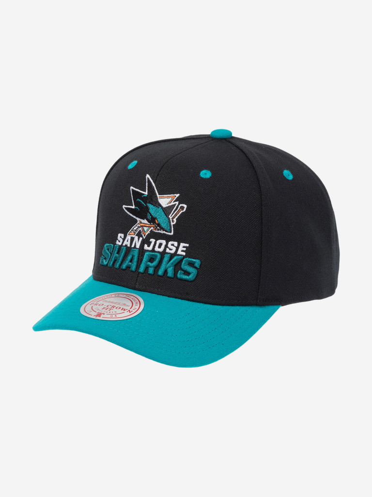 Бейсболка MITCHELL NESS HP8591-SJSBLCK San Jose Sharks NHL