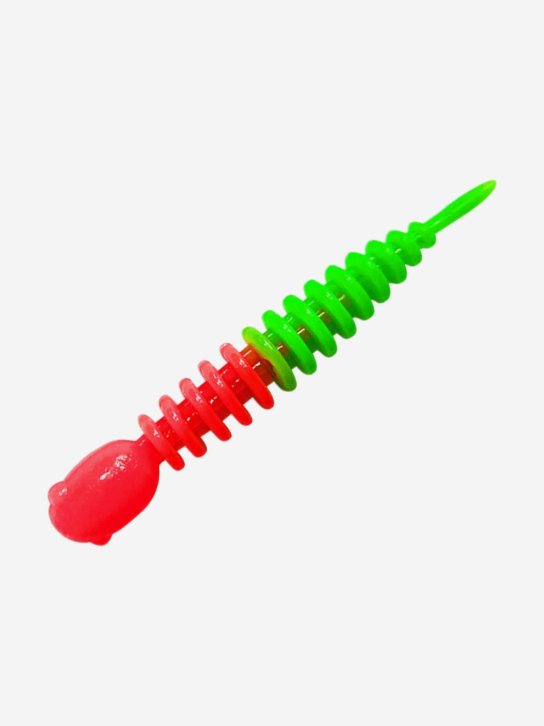 Силикон TROUT LURE (SANSAN) в банке, GOLOVASTIK 50, СЫР, COL. 32 (Red-Green), (12шт)