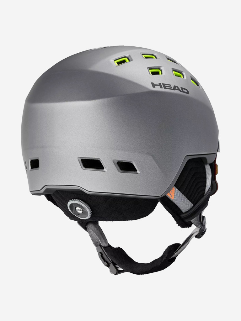 Горнолыжный шлем с визором Head Radar anthracite-lime S2