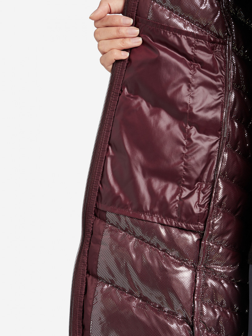 фото Куртка пуховая женская columbia autumn park down mid jacket, красный