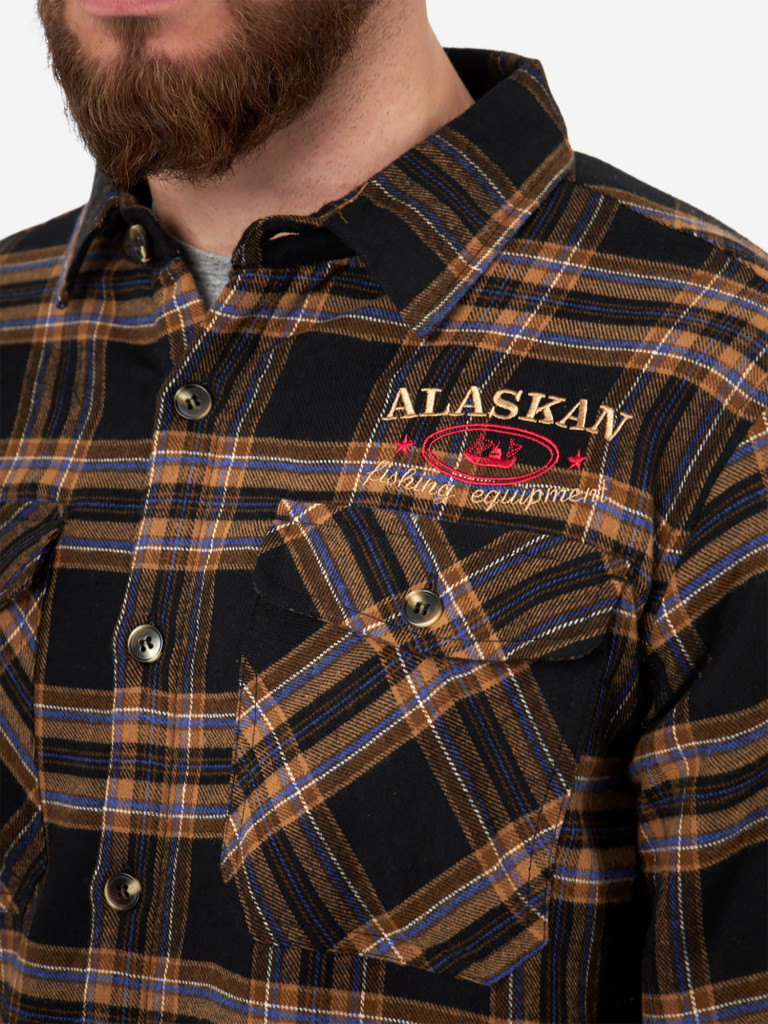 Рубашка мужская Alaskan утепленная с меховой подкладкой для рыбалки и охоты