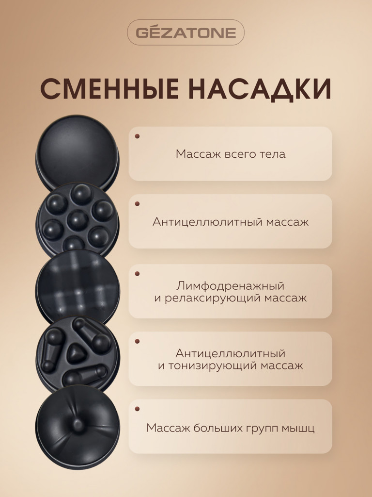 Портативный массажер для тела AMG125SE Gezatone