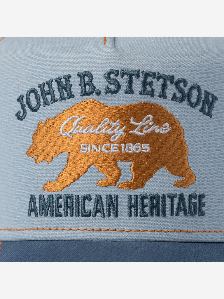 Бейсболка с сеточкой STETSON 7751101K TRUCKER CAP BEAR (голубой)