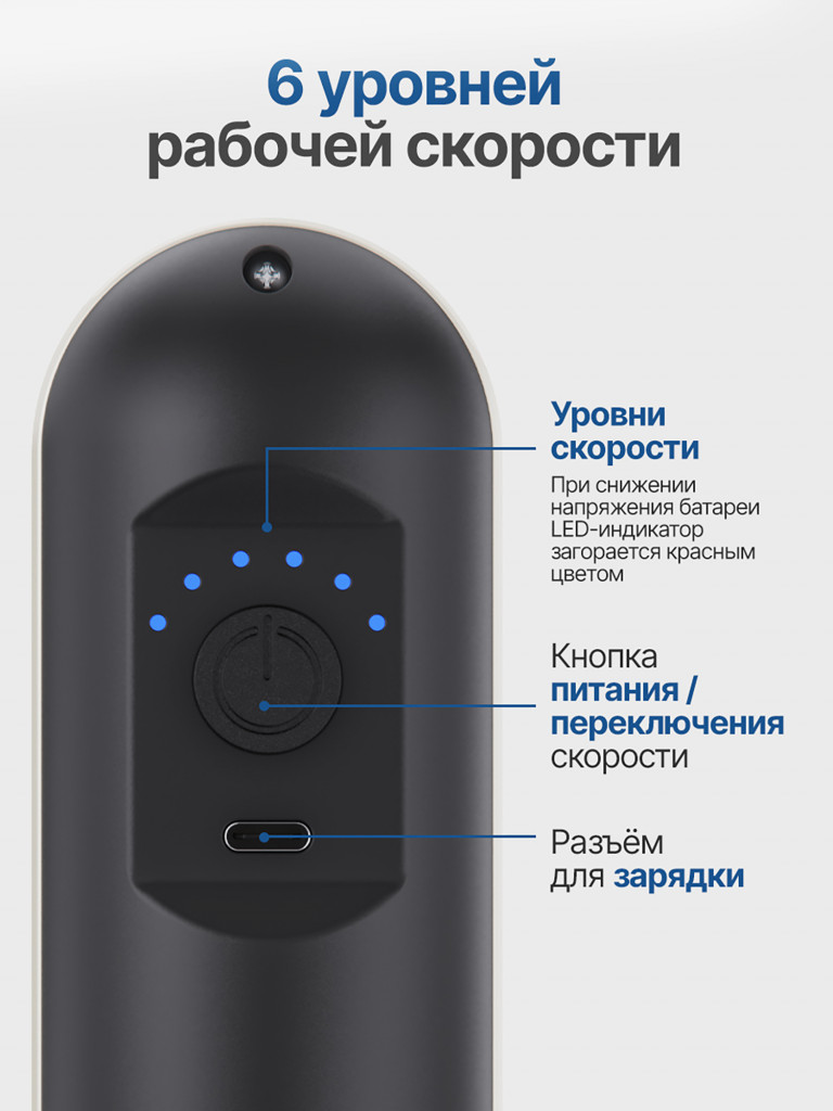 Перкуссионный массажер для тела, шеи и спины DFC VM-SQ-K8