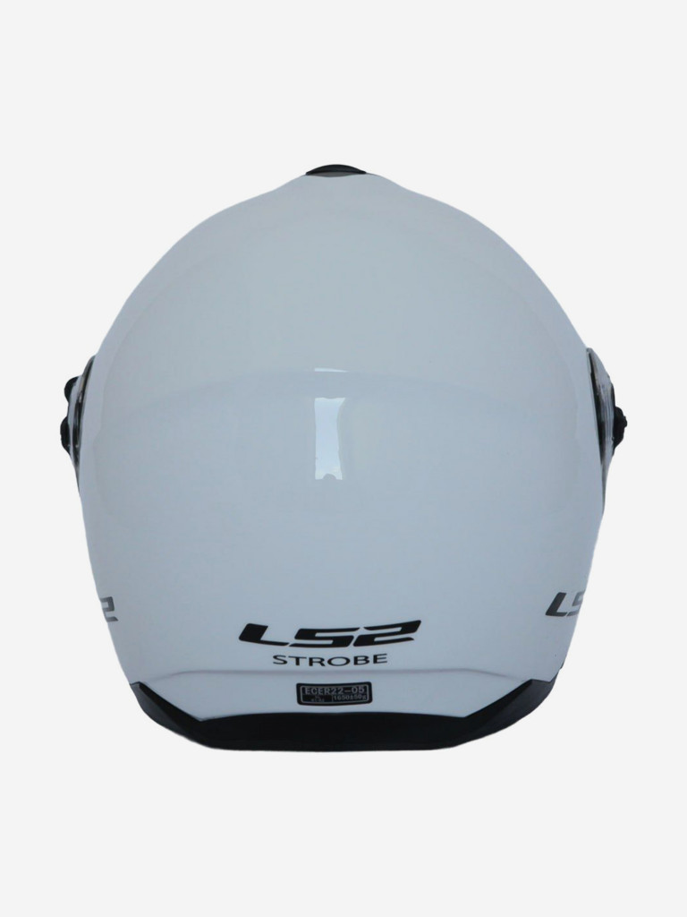 Мотошлем FF325 STROBE ELECTRIC SNOW Solid снегоходный LS2 (белый глянцевый)