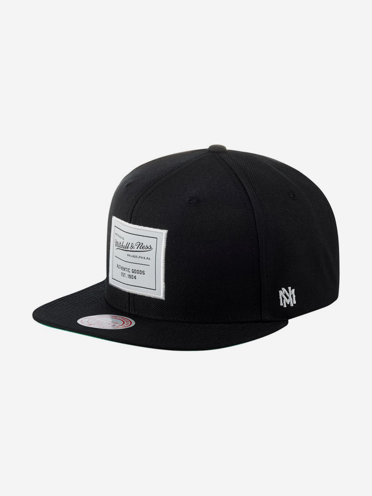 Бейсболка с прямым козырьком MITCHELL NESS HHSS3390-MNNYYPPPBLCK (черный)