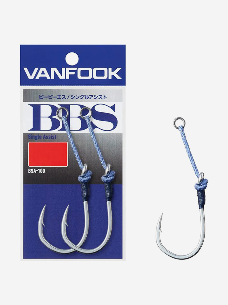 Крючки ассисты Vanfook BSA-100, Silver, #6/0