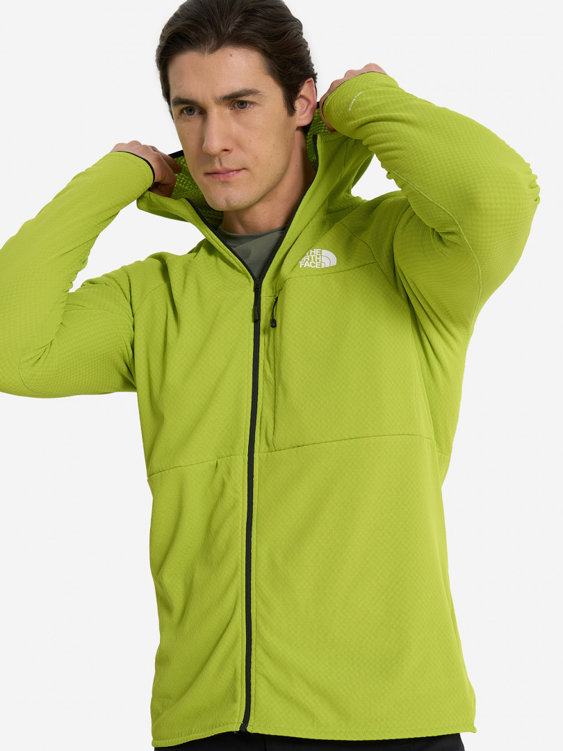 фото Джемпер флисовый мужской the north face summit futurefleece, зеленый