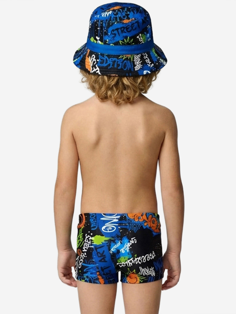 Комплект для мальчика: плавки-шорты, панама PlayToday
