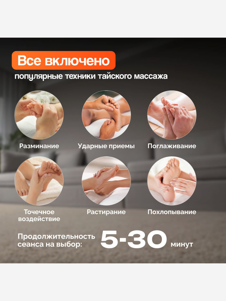 Массажер для ног GESS Danny, лимфодренажный с вибрацией