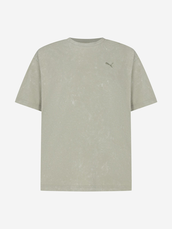 Футболка мужская PUMA Ess Elevated арт. 688048 зеленый цвет — купить за 3499 руб., отзывы в интернет-магазине Спортмастер