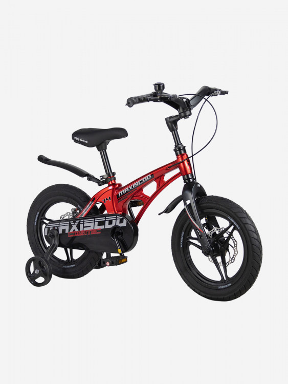 Велосипед детский Maxiscoo COSMIC Deluxe Plus 14'' красный глянцевый, 2026