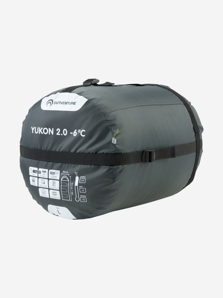Спальный мешок Outventure Yukon -6 правосторонний