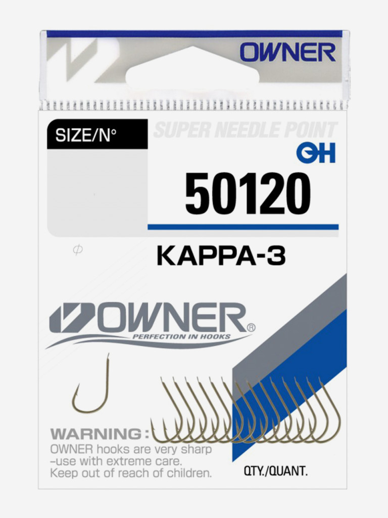 Крючок OWNER Kappa-3 brown №10 15шт