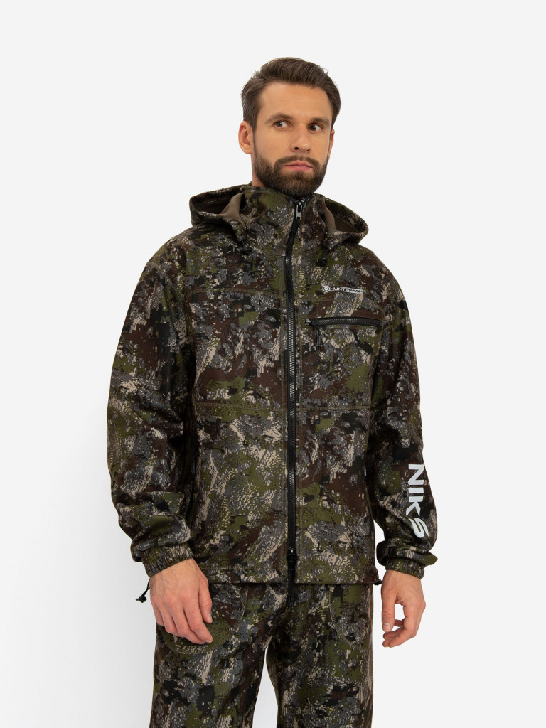 Костюм мужской демисезонный Huntsman Никс Люкс, ткань Alova Windblock