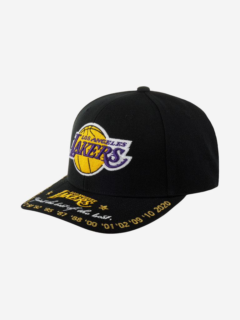 Бейсболка MITCHELL NESS HHSS6268-LALYYPPPBLCK Los Angeles Lakers NBA (черный)