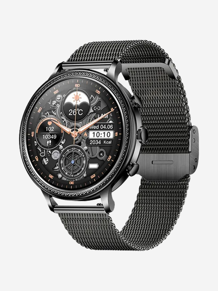 Смарт-часы BandRate Smart BRSV60BB с тонометром, счетчиком калорий, пульсометром