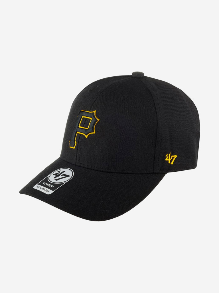 Бейсболка 47 BRAND B-MVP20WBV-BKC Pittsburgh Pirates MLB (черный)