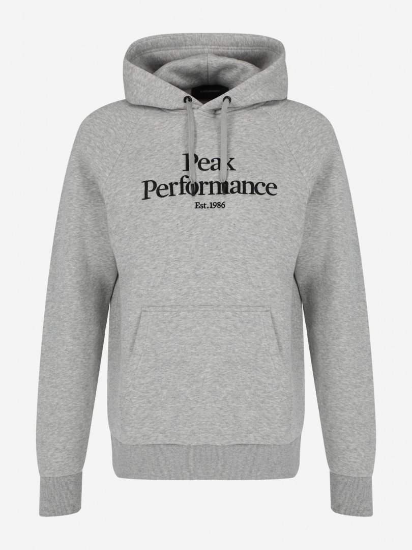 фото Худи мужская peak performance original, серый