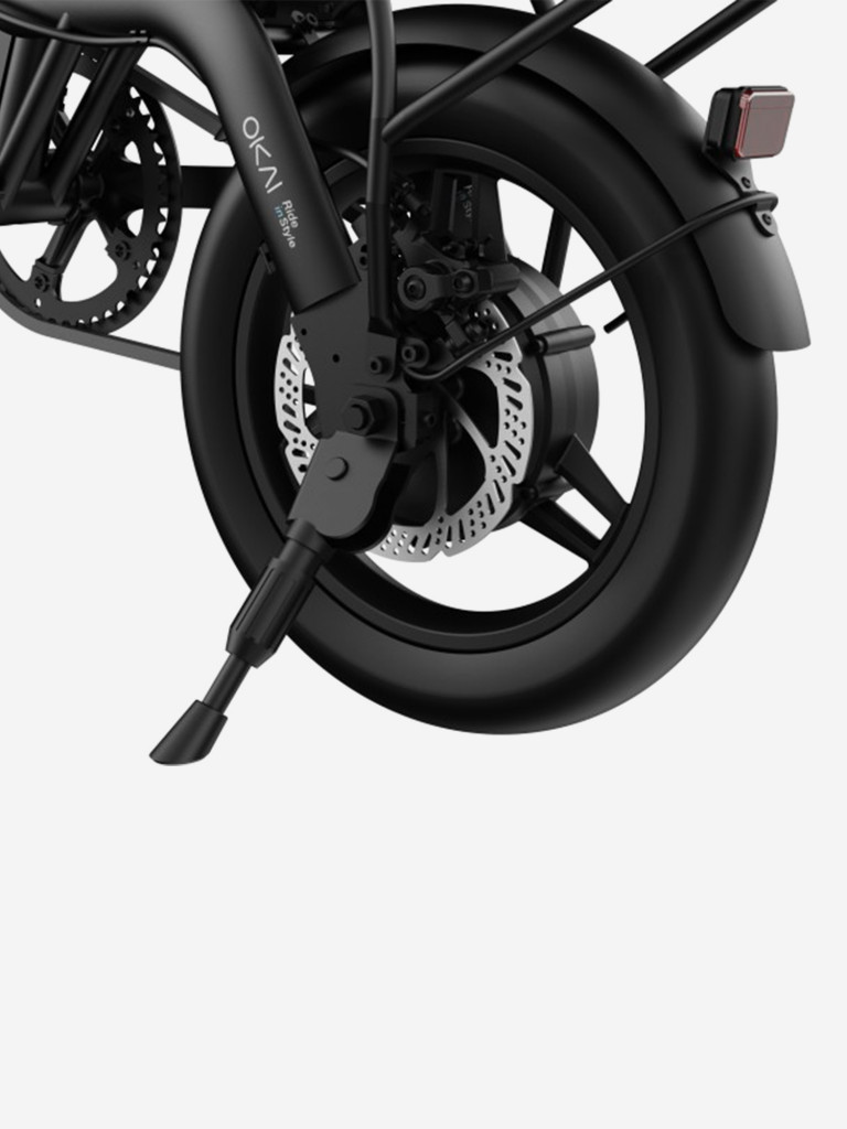 Компактный и лёгкий складной электровелосипед OKAI EBF20 FlexNano, 14", 250W, пробег до 70км