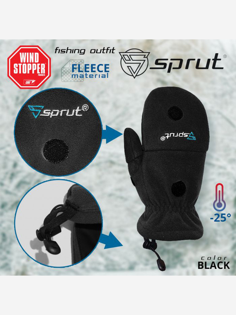 Перчатки-варежки Sprut Thermal WS Gloves