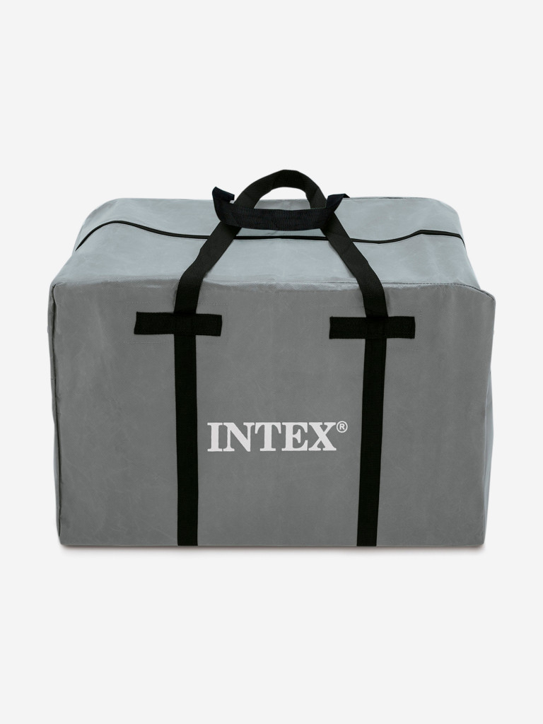 Лодка Intex 68373NP надувная "Mariner 3"алюминиевые вёсла 137см, насос, 297х127х46см