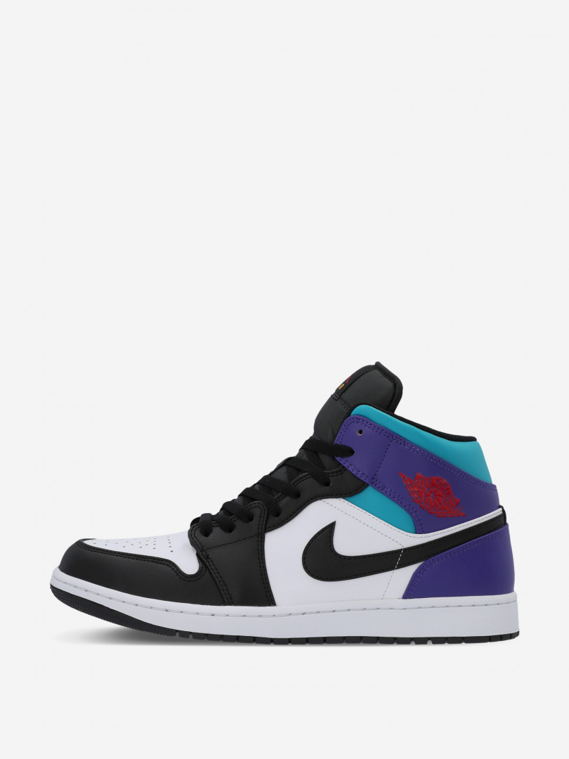 Кеды мужские Nike Air Jordan 1 Mid 31827450299 Белый, размер 44,41.5,43,44.5,43.5, фото 2