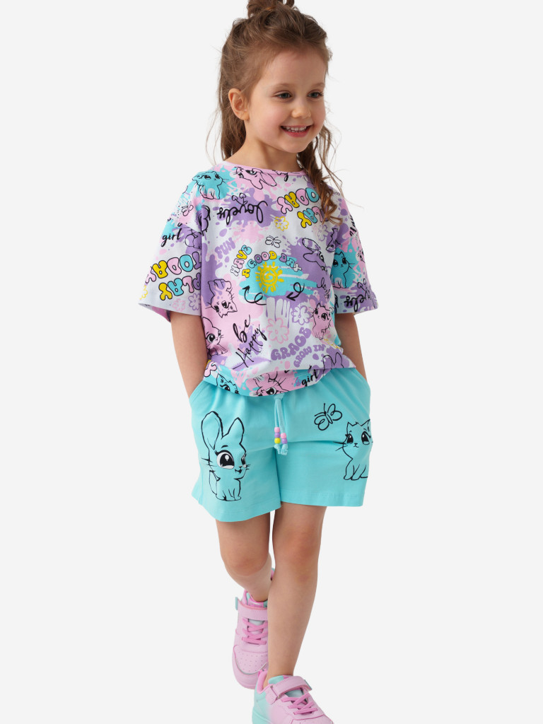 Шорты для девочек, 2 шт в комплекте PlayToday