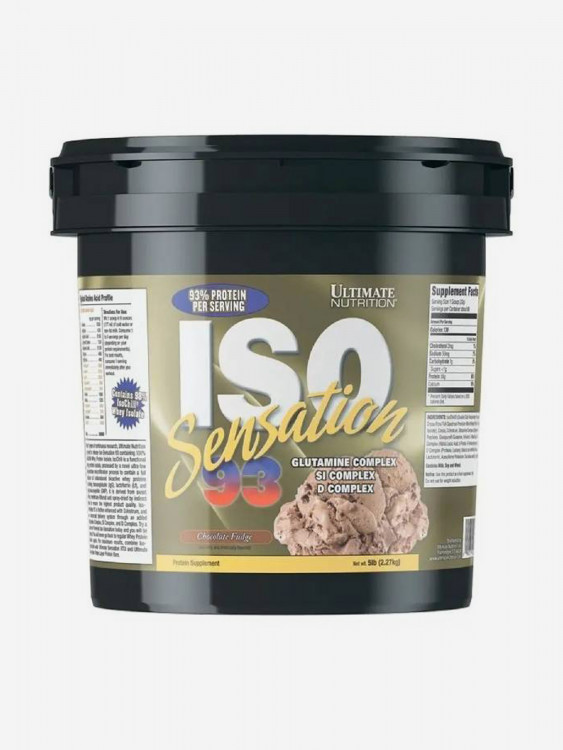 Протеин Ultimate Nutrition Изо Сенсейшн 93, 2270 г, Шоколадная помадка