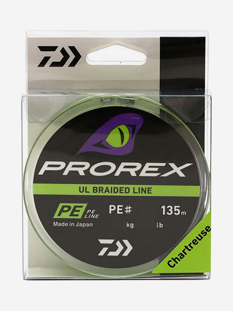 Шнур DAIWA Prorex Ul Finesse Braid 135м Chartreuse 0,08мм 1,75кг